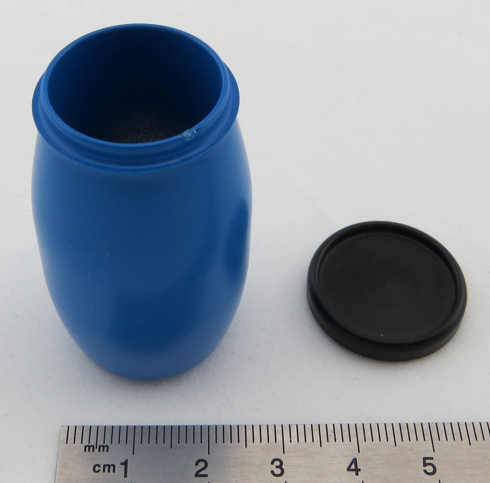 Fass, wie Kunststoff-Fass 120L. Fass-Körper aus Alu