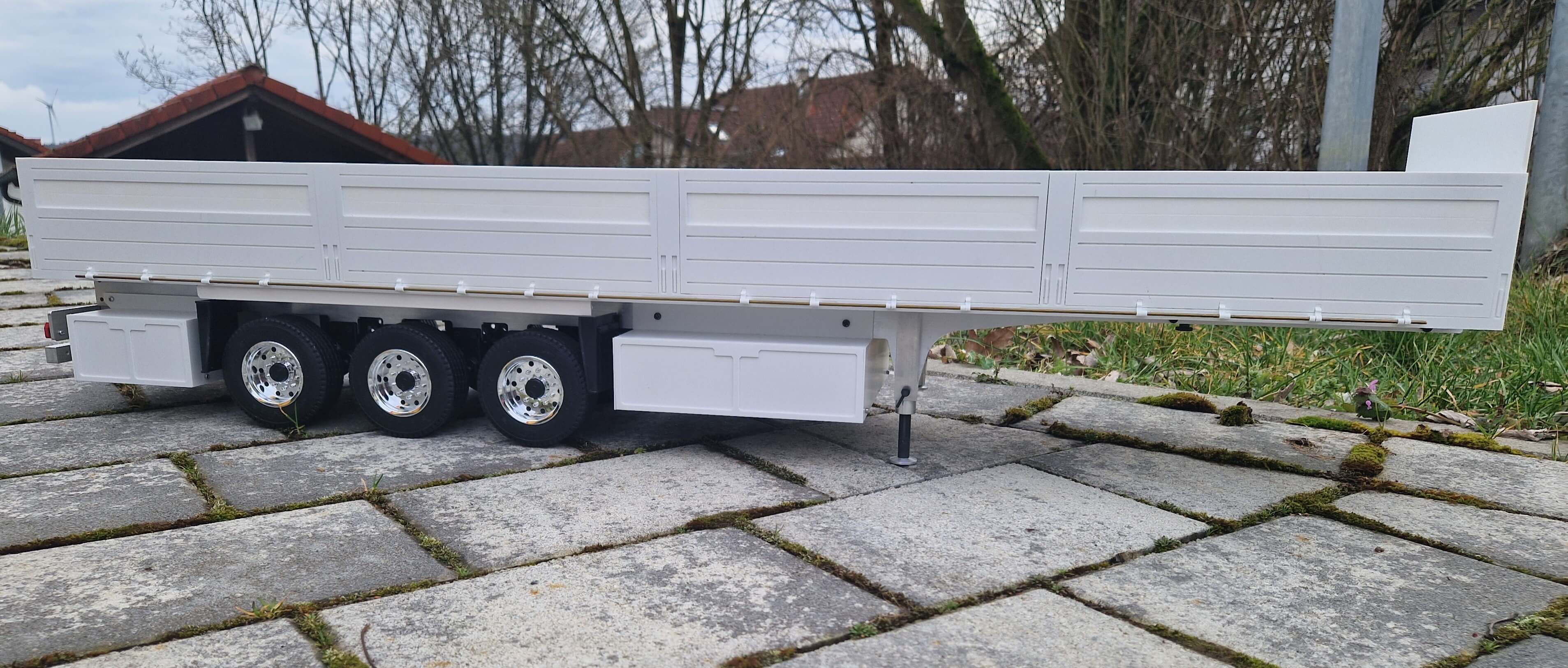 FineLine Baustofftransport-Aufbau für Auflieger. Bausatz | 12728