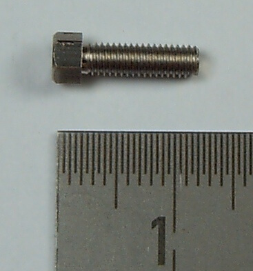 6-Kant-Modellschraube M3,0 x 10 VA/Niro  SW 4,0mm Kopfhöhe  