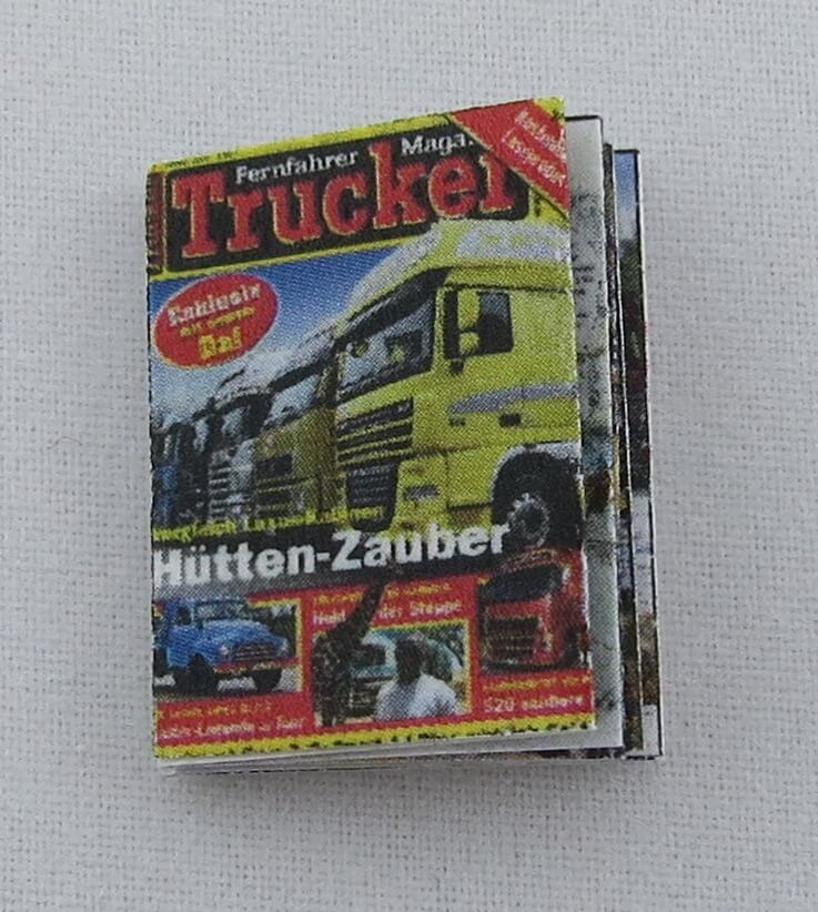 Miniatur-Zeitschrift "Trucker" z.B. zur Ausgestaltung Miniatur-Zeitschrift Trucker z.B. zur Ausgestaltung