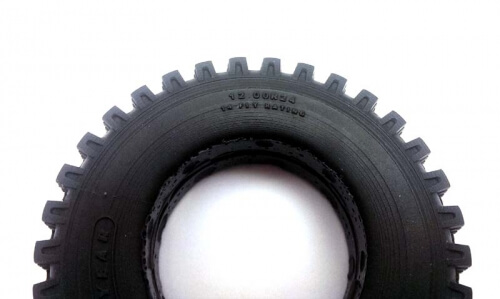 Reifen Goodyear 12R24 MIL voll 1:WDC, Da=78mm Di=40mm