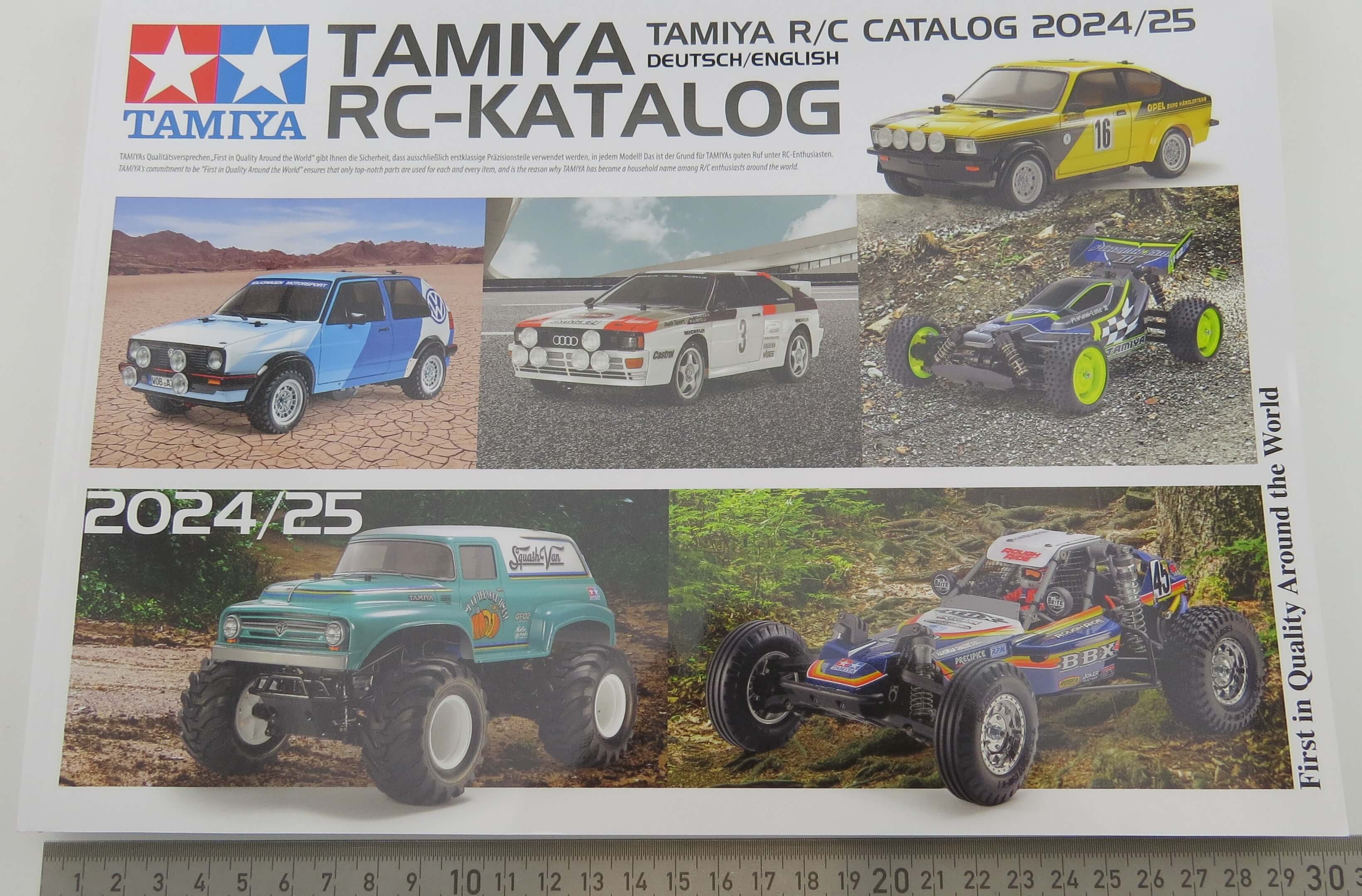 1 model building RC catalog, TAMIYA, colored