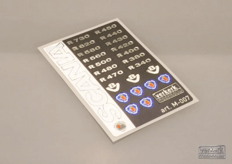 Verkerk Aufklebersatz für Scania passend zu R470 und R620 Verkerk Aufklebersatz für Scania passend zu R470 und R620