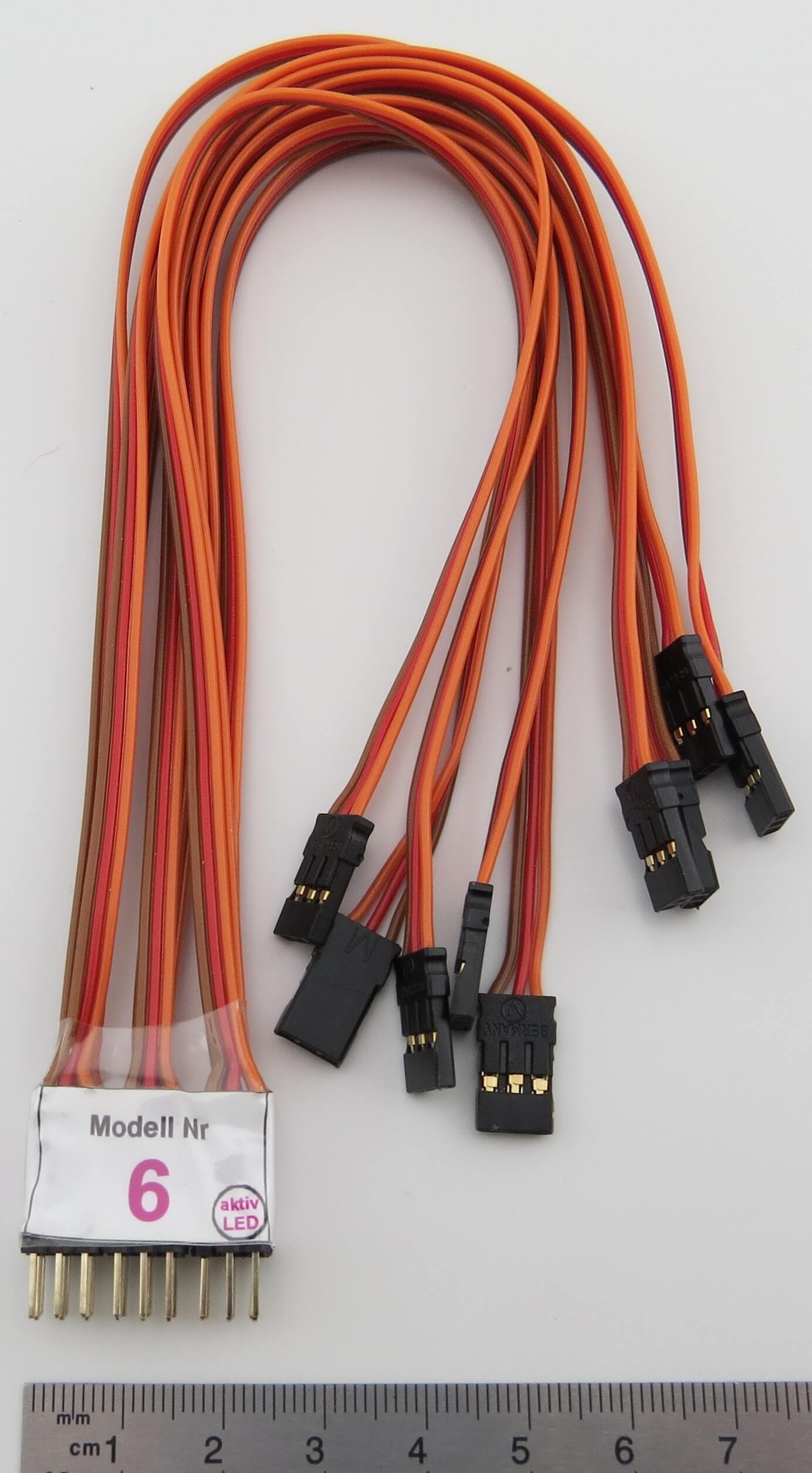 Modellwahlschalter 6 zur Umschaltung von bis zu 7 Kanälen   