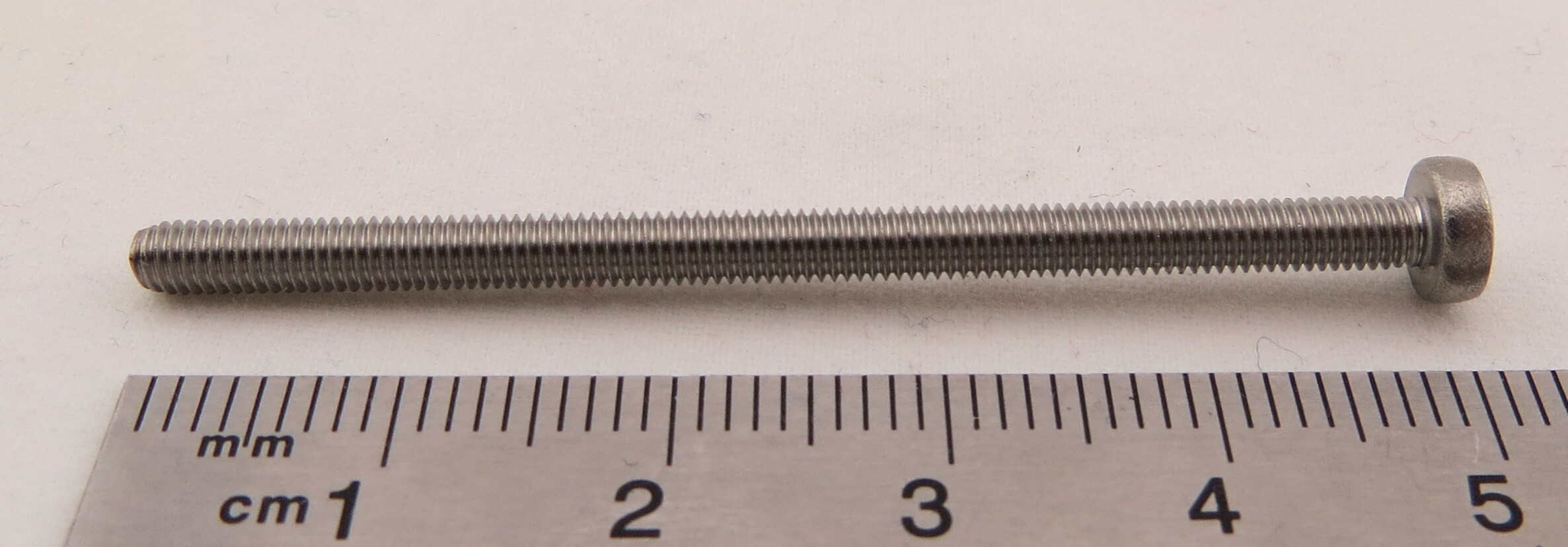 100 Linsenkopfsch.m.Kreuzschlitz M3x50   DIN 7985, Niro Edel