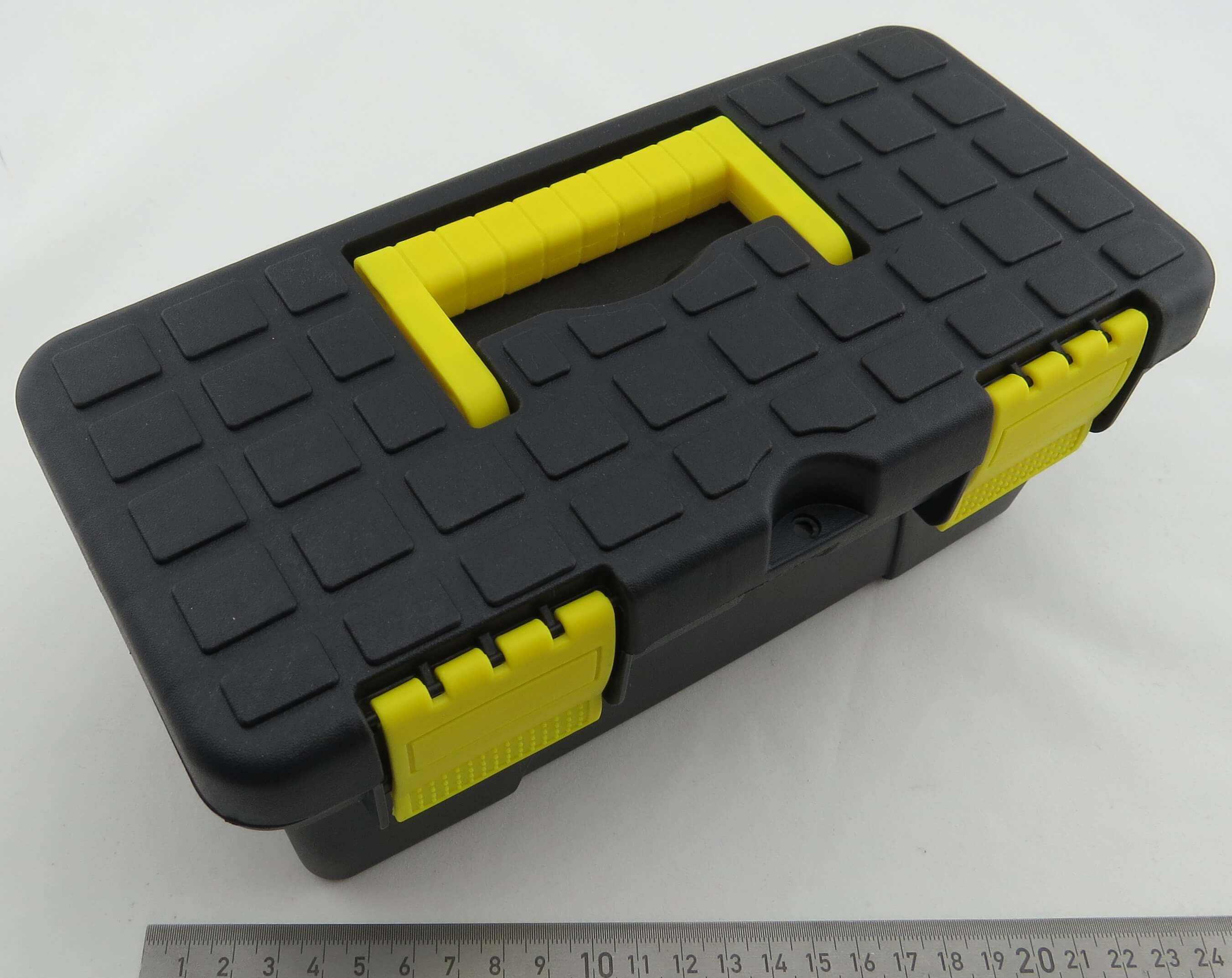 Mini-Werkzeug-Box aus Kunststoff mit Zwischenboden Mini-Werkzeug-Box aus Kunststoff mit Zwischenboden