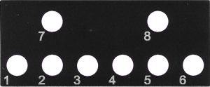 Schaltblende für NMS-16-G und EMS-16-R                      