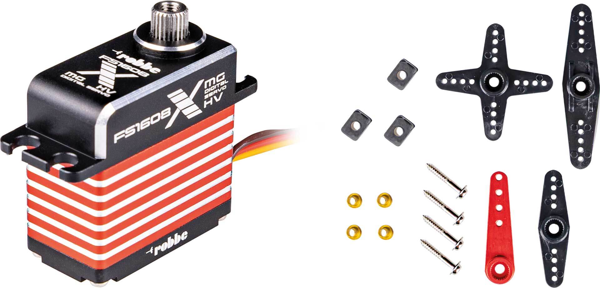 Servo FS-1608X HV MG. Digitales Mini-Servo, hochvoltfähig