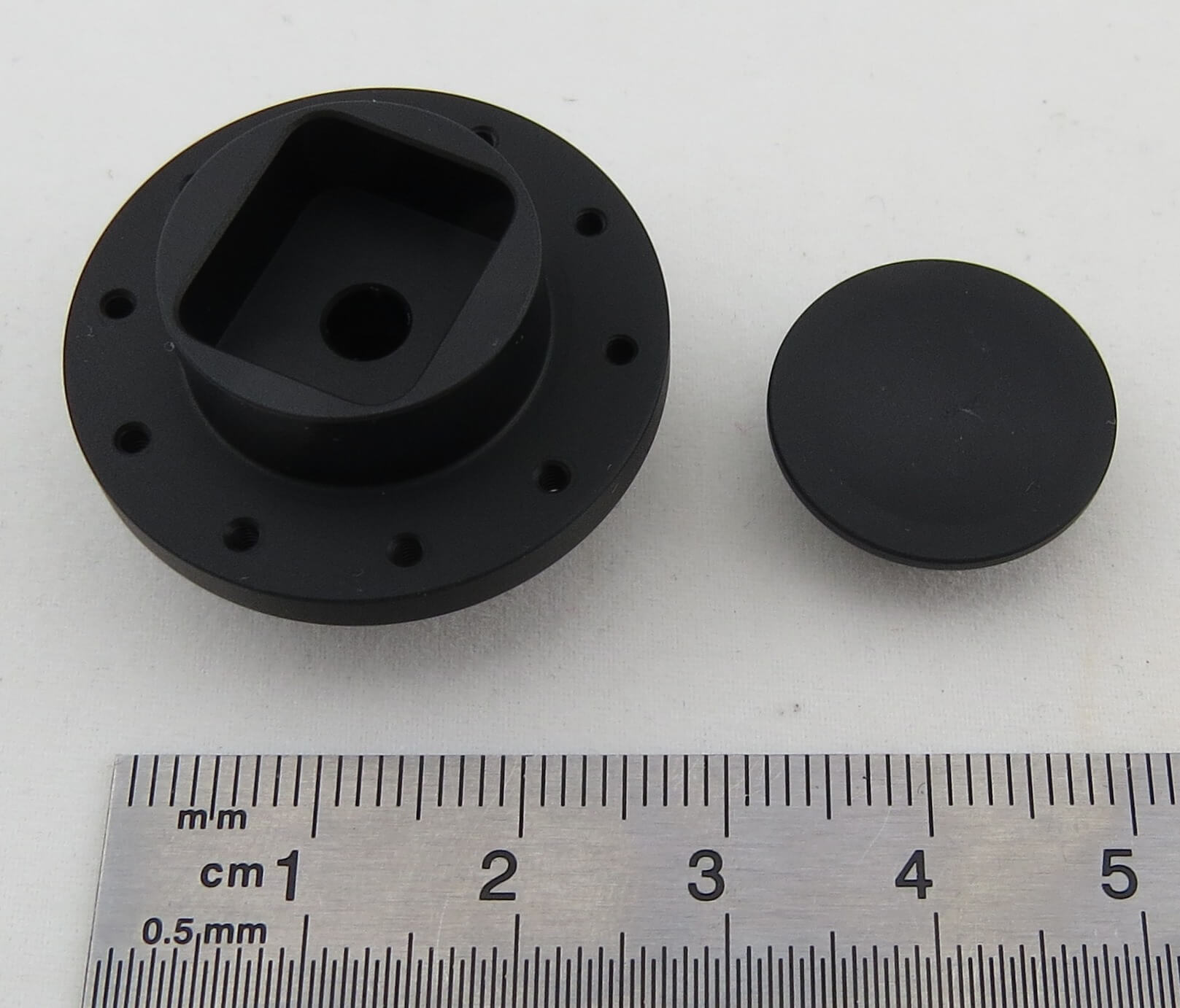 Alu-Nabe passend für Tamiya-Antriebs-Achsen schwarz         