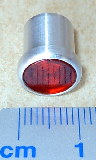 1x Alu-Hülse 11mm Durchmesser, 11mm lang mit Bohrung für    