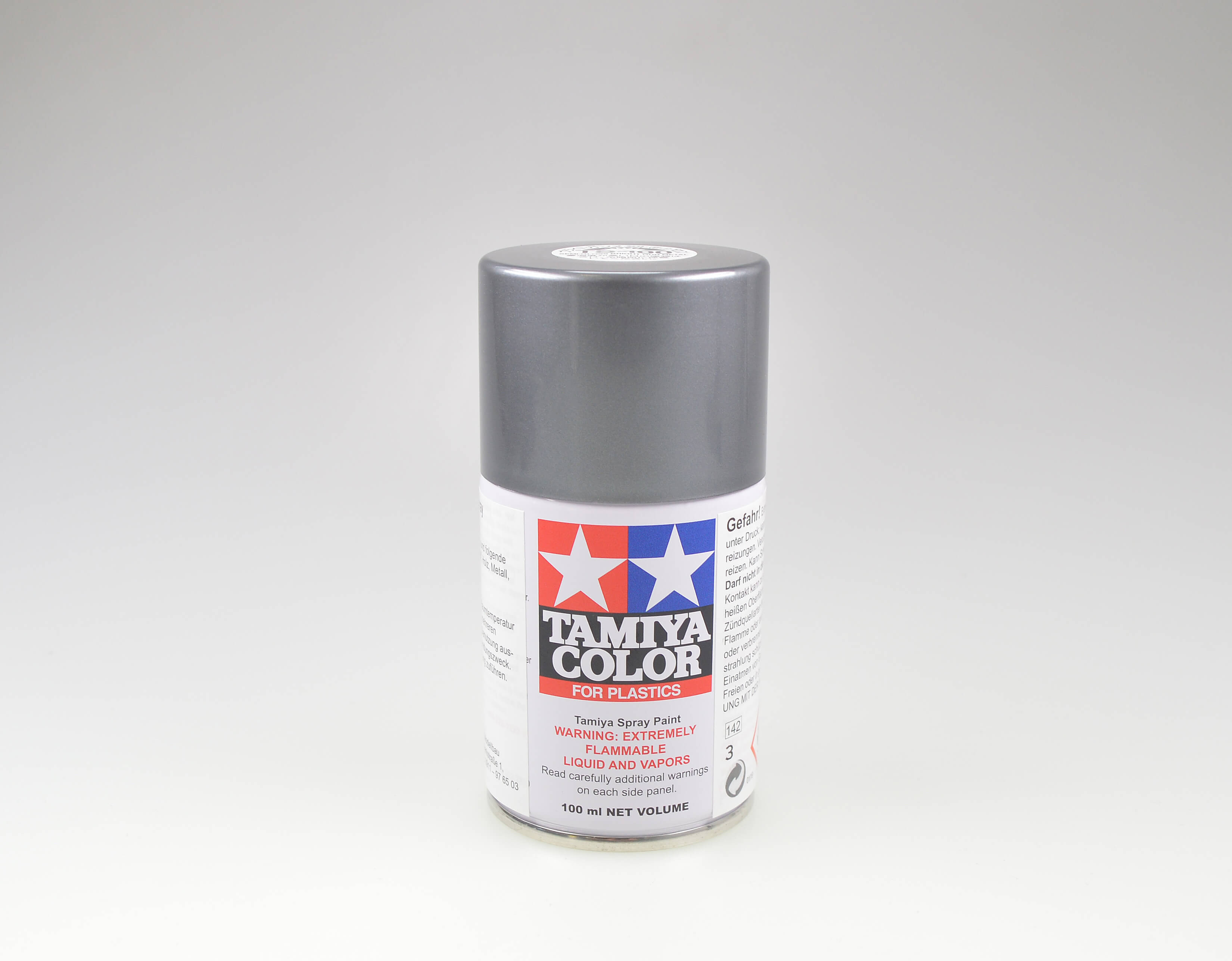 Sprühlack-Dose 100ml, Gunmetall hell, seidenmatt, TS-100    