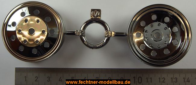 Spritzguss-Teilesatz V-Teile. Verchromt. Passend für 1 Spritzguss-Teilesatz V-Teile. Verchromt. Passend für