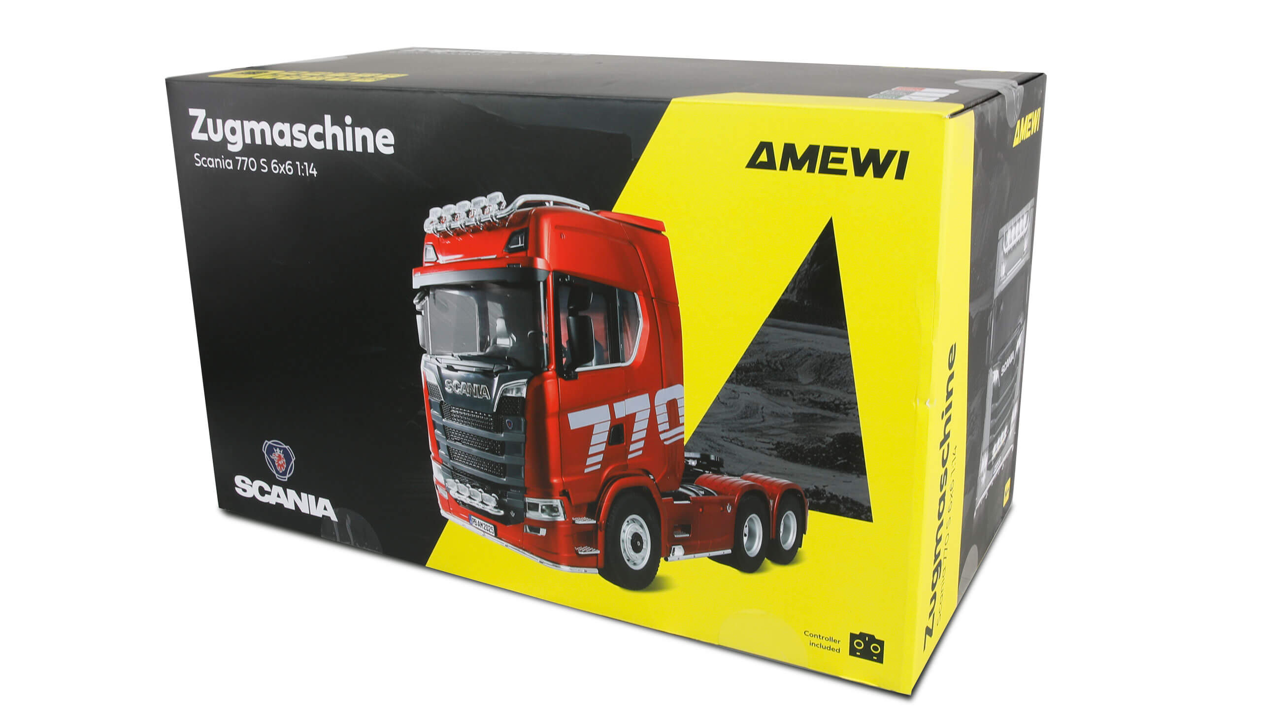 Scania 770S, RTR. Fertig montiert mit Karosserie, Licht