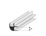 Kunststoff-Profil Eck-Verbinder 3,0mm 1m lang, weiss Kunststoff-Profil Eck-Verbinder 3,0mm 1m lang, weiss