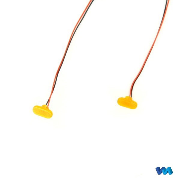 Begrenzungsleuchten orange, 2 Stück, Maßstab 1/14 Begrenzungsleuchten orange, 2 Stück, Maßstab 1/14