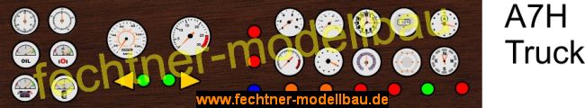 Decal / Sticker "dashboard" for A7H Truck general,