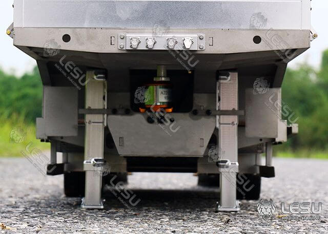 Aufliegerstützen elektrisch Paar aus Metall                 
