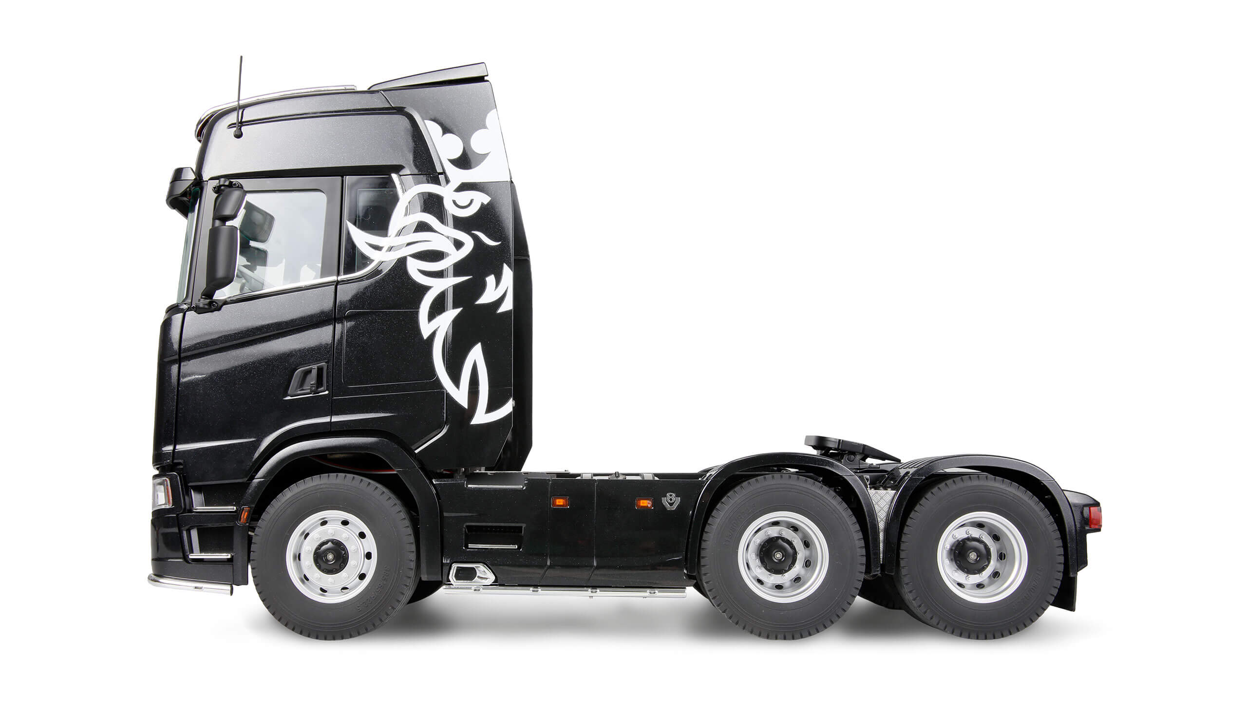 Scania 770S, RTR. Fertig montiert mit Karosserie, Licht