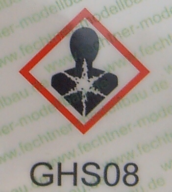 gedruckte Gefahrgutzettel (WDC-Maßstab)  GHS08 laut gedruckte Gefahrgutzettel (WDC-Maßstab)  GHS08 laut