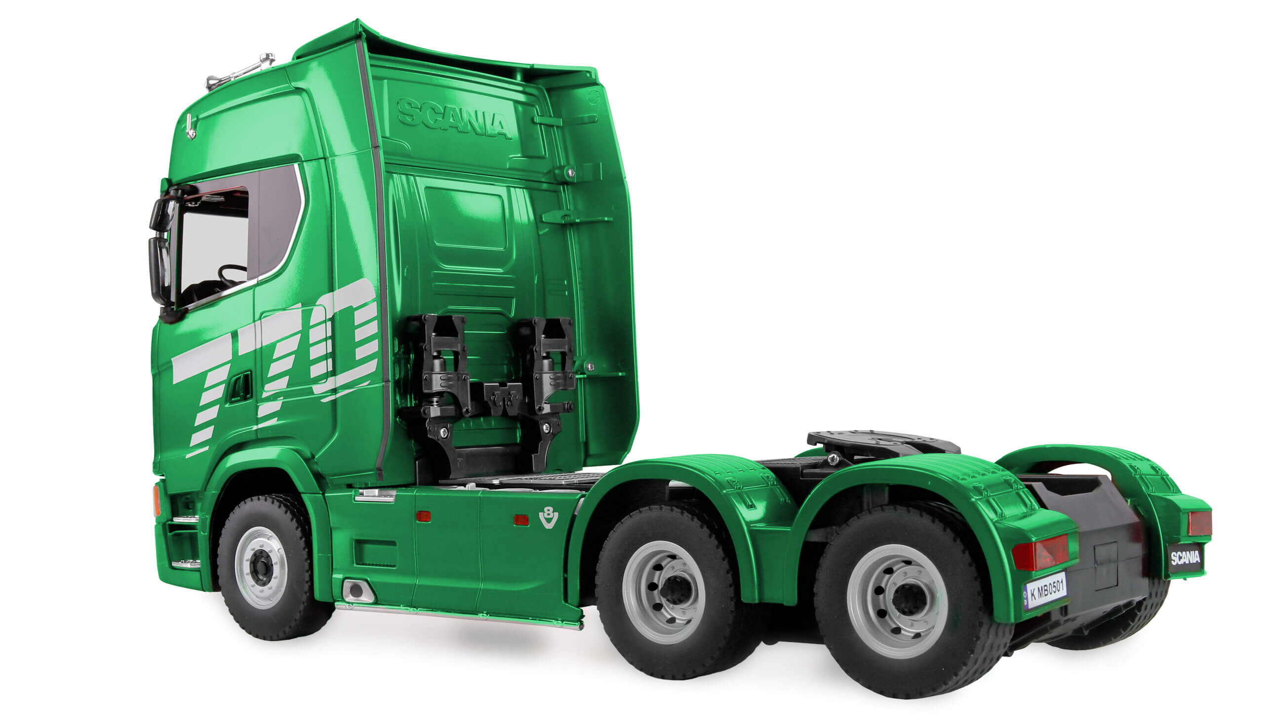 Scania 770S, RTR. Fertig montiert mit Karosserie, Licht un