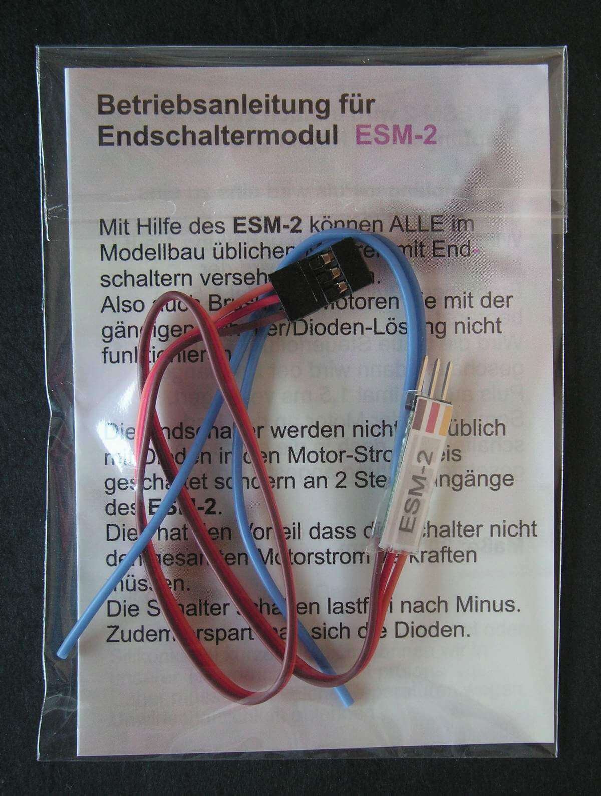 1x EndSchalterModul-2 mit 2 Endschalter- Eingängen. Zum     