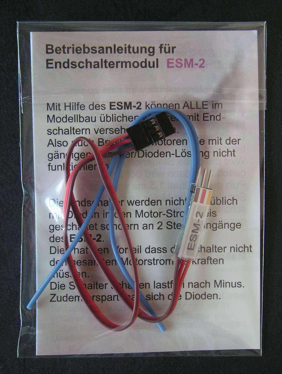 EndSchalterModul-2 mit 2 Endschalter- Eingängen. Zum