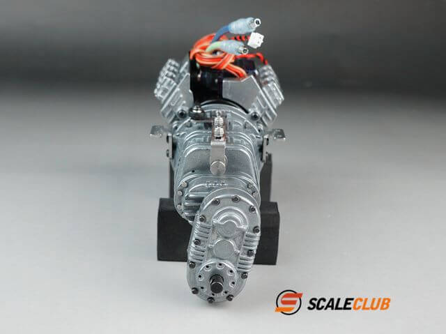 Scale Allradgetriebe 3-Gang mit Motor,Lüfter und Schaltservo Scale Allradgetriebe 3-Gang mit Motor,Lüfter und Schaltservo