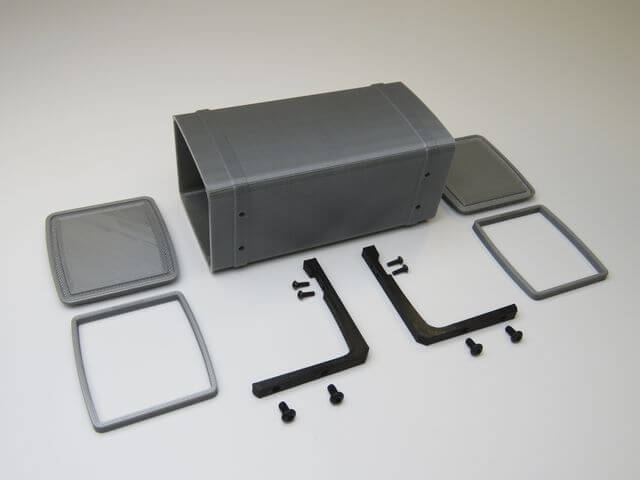 1:14 Tank 120mm silber mit Tankhalter