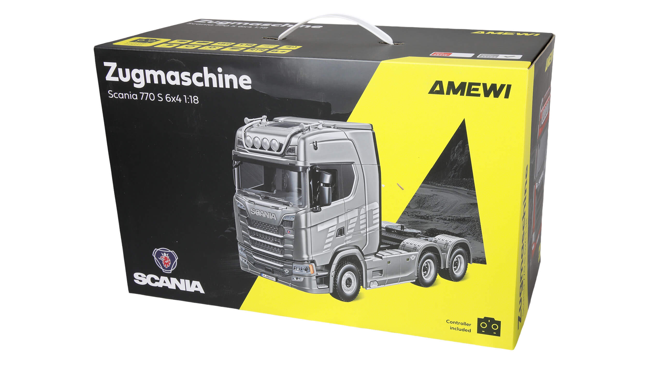 Scania 770S, RTR. Fertig montiert mit Karosserie, Licht un