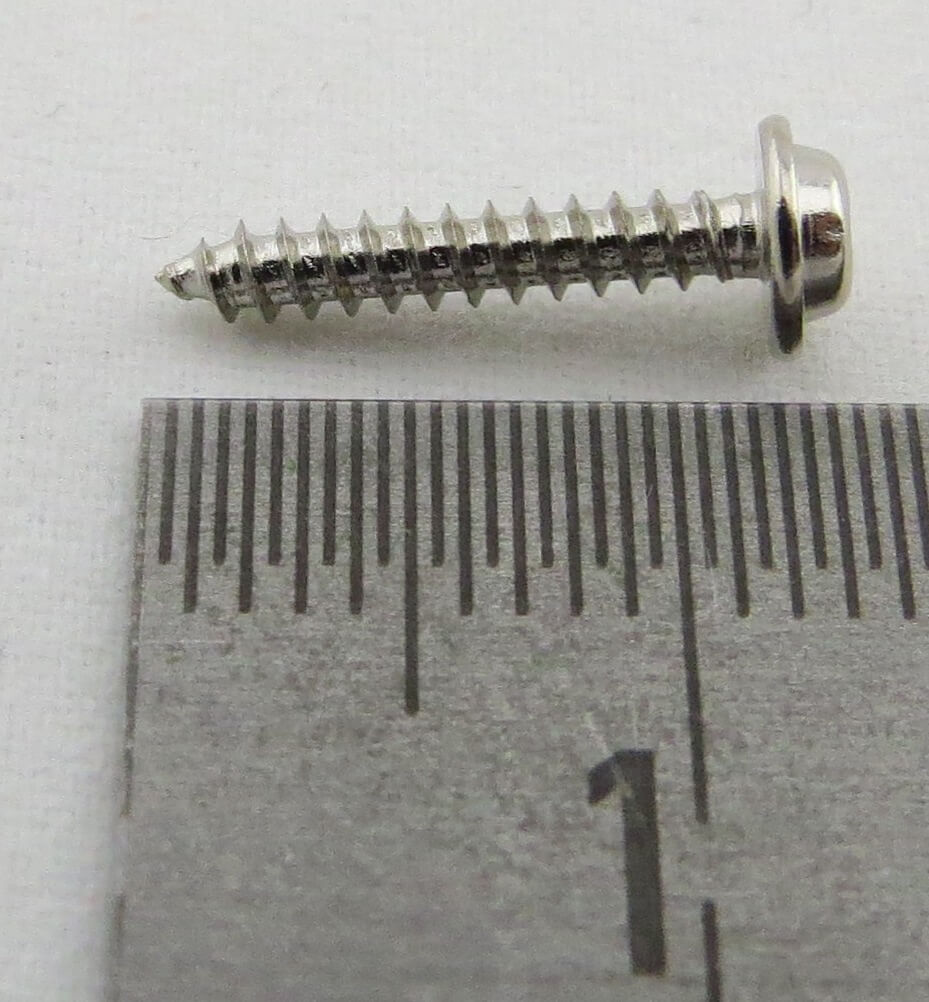 Servoschrauben 2x13mm (10 Stück). Für Futaba-Servos