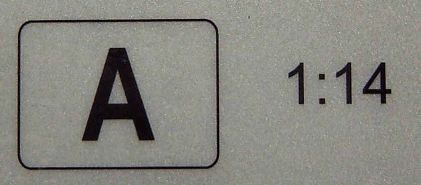 A-Schild schwarz/weiß 1/Tamiya. Hinweis  "Abfalltransport" A-Schild schwarz/weiß 1/Tamiya. Hinweis  "Abfalltransport"