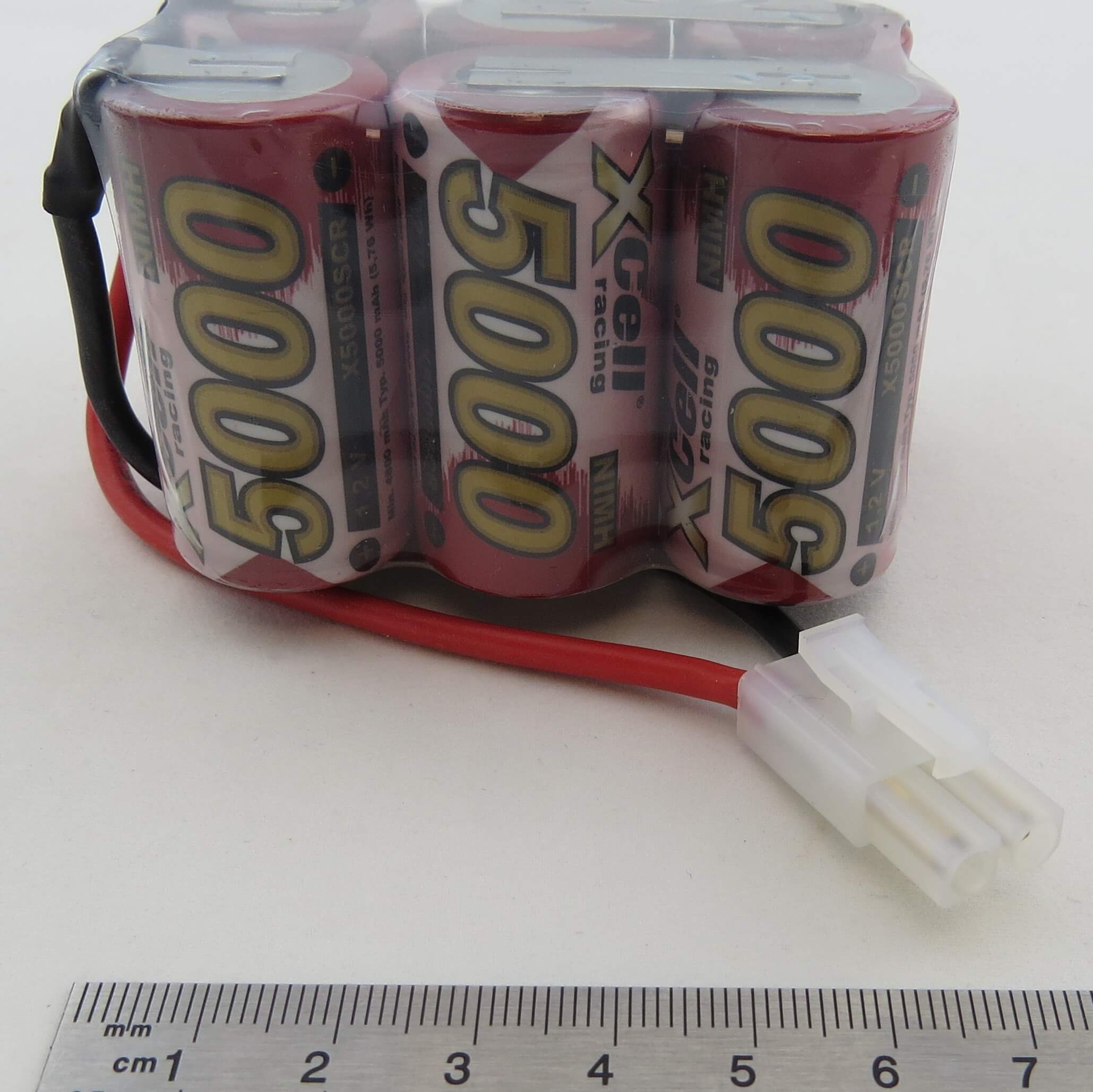 Akku-Pack mit SUB-C 5000-Zellen. 7,2V 6 Zellen, 5000mAh     