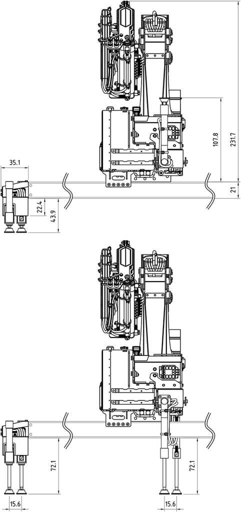 1:14 Ladekran v2 mit Abstützung Bausatz 1:14 Ladekran v2 mit Abstützung Bausatz