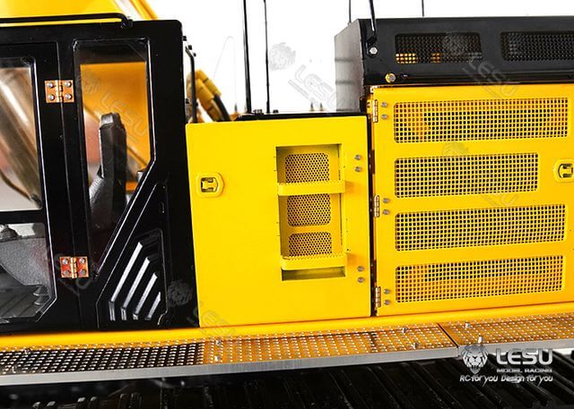 1:14 Kettenbagger 74t Bausatz aus Edelstahl mit Hydraulik 1:14 Kettenbagger 74t Bausatz aus Edelstahl mit Hydraulik