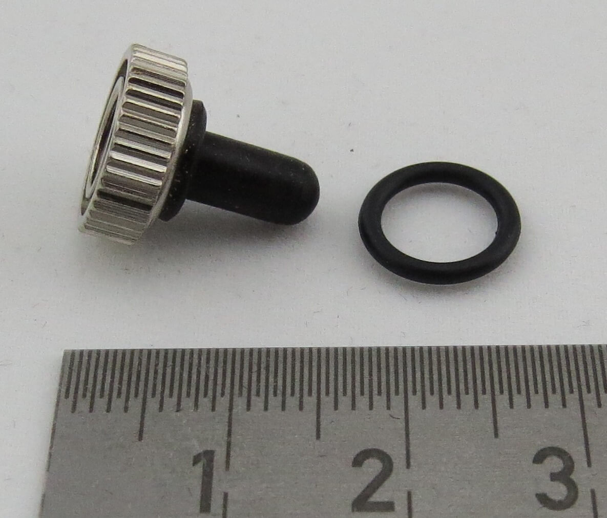 Dichtkappe mit Dichtungsring für Mini-Kippschalter