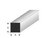 Kunststoff-Profil quadratisch 4,0mm 1m lang, weiss Kunststoff-Profil quadratisch 4,0mm 1m lang, weiss