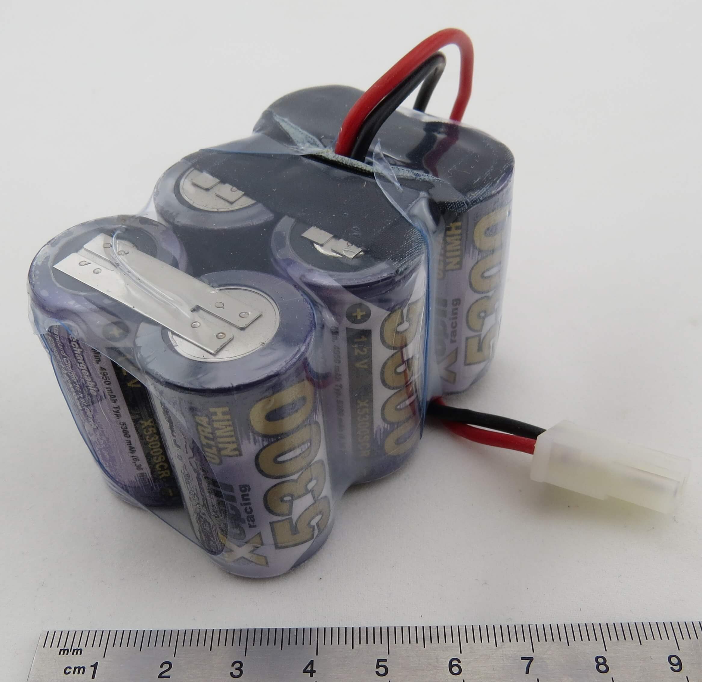 Akku-Pack mit SUB-C 5300-Zellen. 7,2V 6 Zellen, 5300mAh