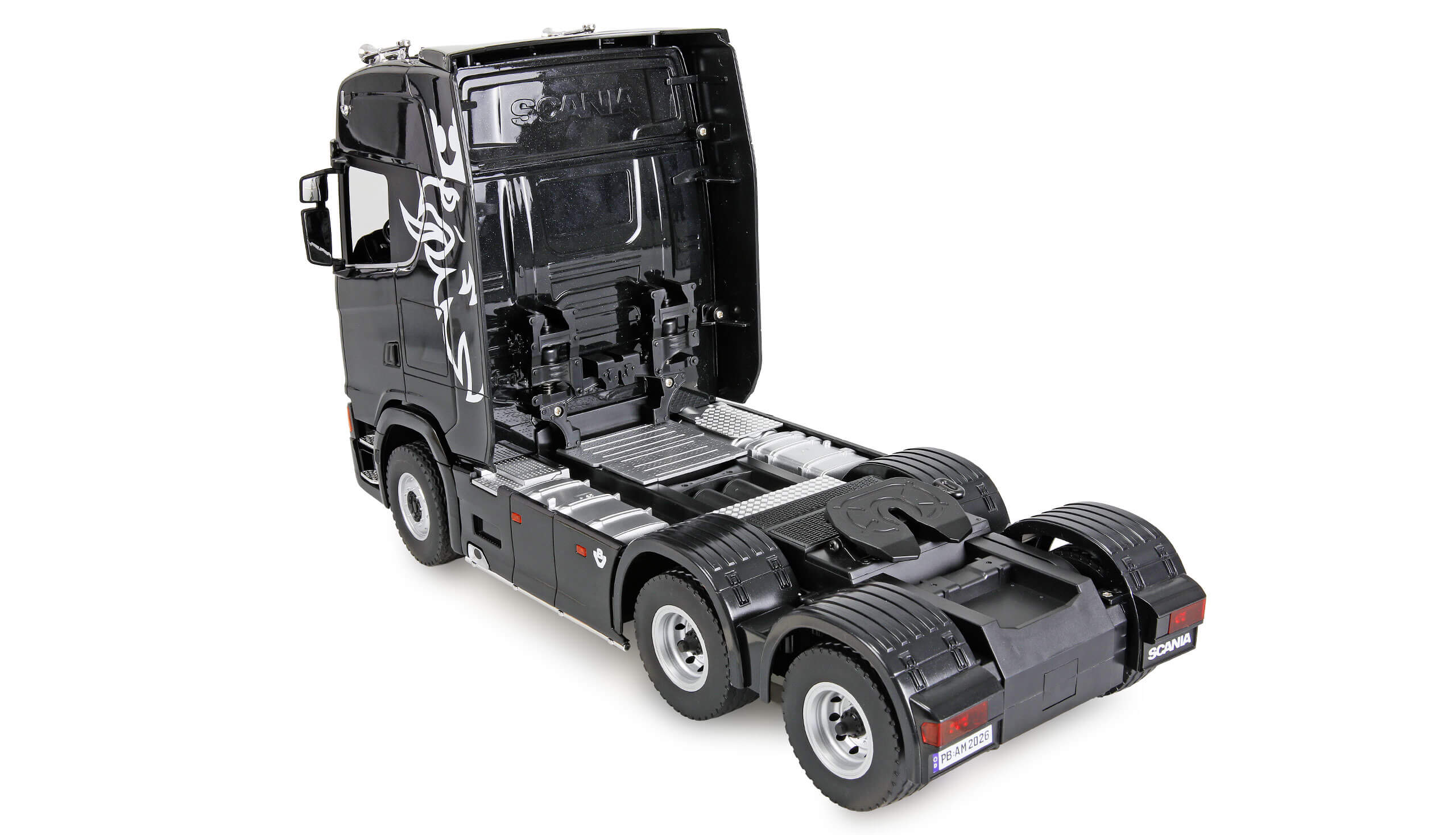 Scania 770S, RTR. Fertig montiert mit Karosserie, Licht un