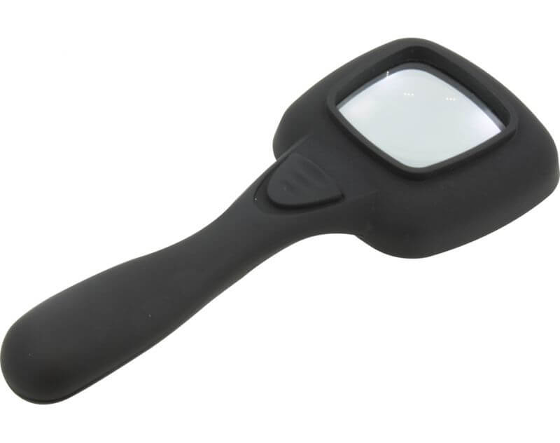 Hand-Lupe mit LED-Licht. 4-fache Vergrößerung Hand-Lupe mit LED-Licht. 4-fache Vergrößerung