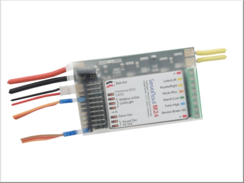 1x Servonaut M24, Fahrtregler mit Lichtanlage für Trucks    