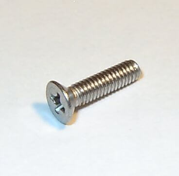 25 Senkschrauben m.Kreuzschlitz M2,5x 10 DIN 965, Niro      