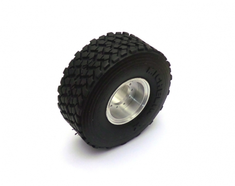 1 Felge für Reifen 24R21 voll, ALU. Da=41mm Di=18mm, 30mm br