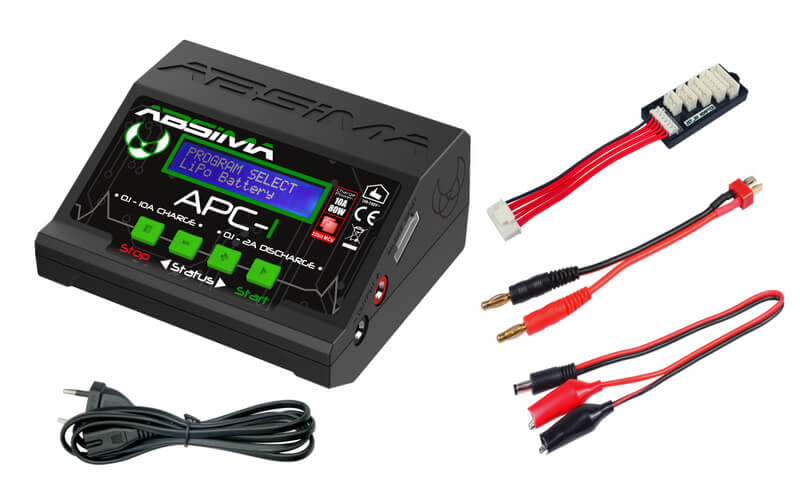 Universal-Schnellladegerät APC-1. 230V AC/11-18V DC. Mit