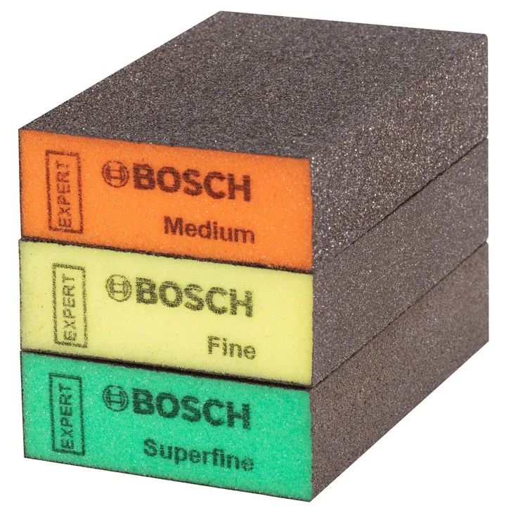 Schleifschwamm-Set Bosch Expert S471. Für Holz, Metall