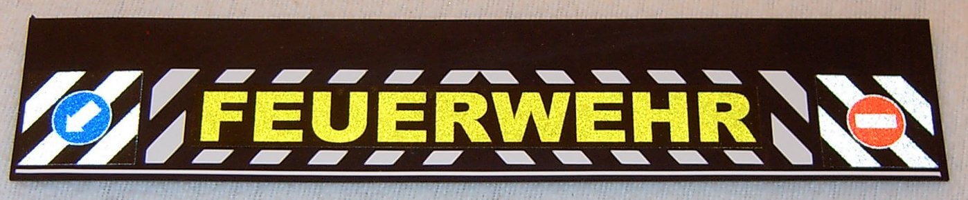1 Schmutzfänger Nr.22 ca. 160x30x1mm mit geplottetem Dekor  