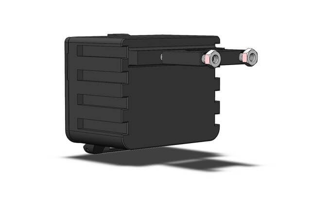 1:14/1:16 Staubox V2 mit Halter für LKW und Auflieger