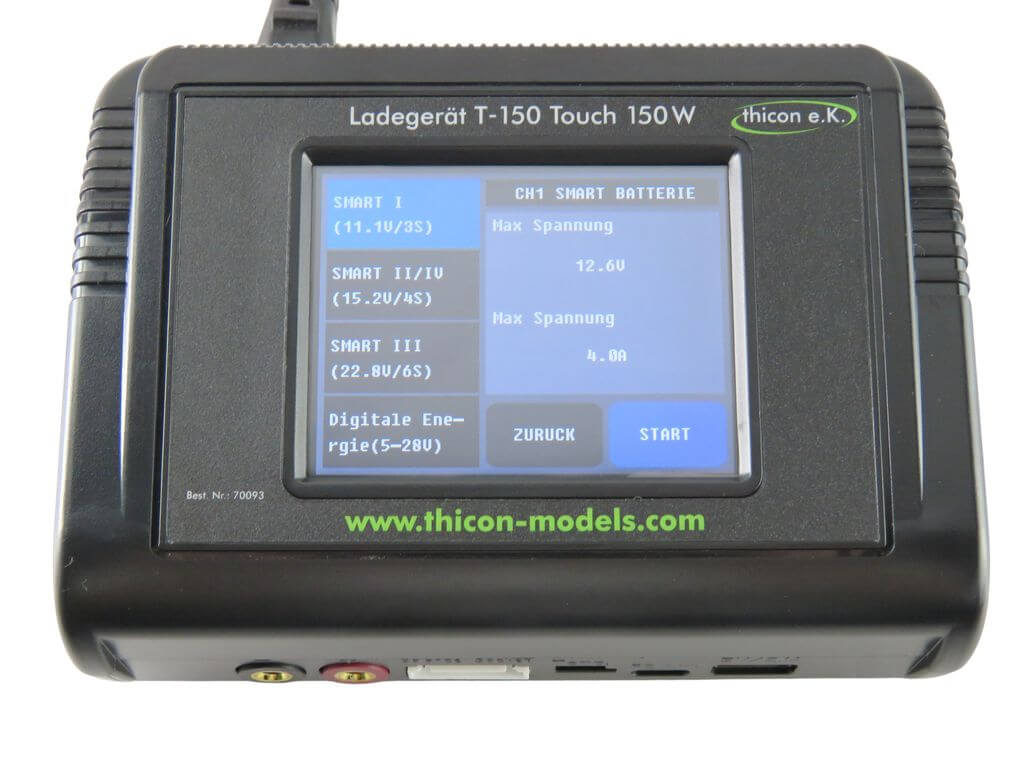 Ladegerät T-150 Touch 150W 230V AC/12V DC Ladegerät T-150 Touch 150W 230V AC/12V DC