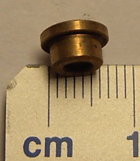 Sinterlager 3mm mit Bund für Wellen mit  3mm Durchmesser, 2 