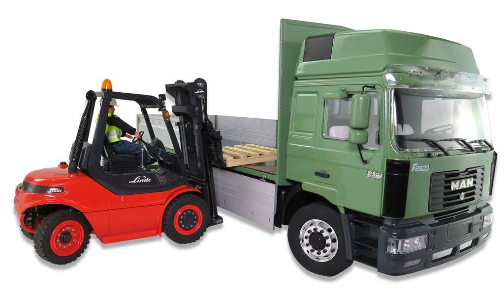 1:14 MAN F2000 2-Achs-Gliederzugmasch. mit Pritsche 1:14 MAN F2000 2-Achs-Gliederzugmasch. mit Pritsche
