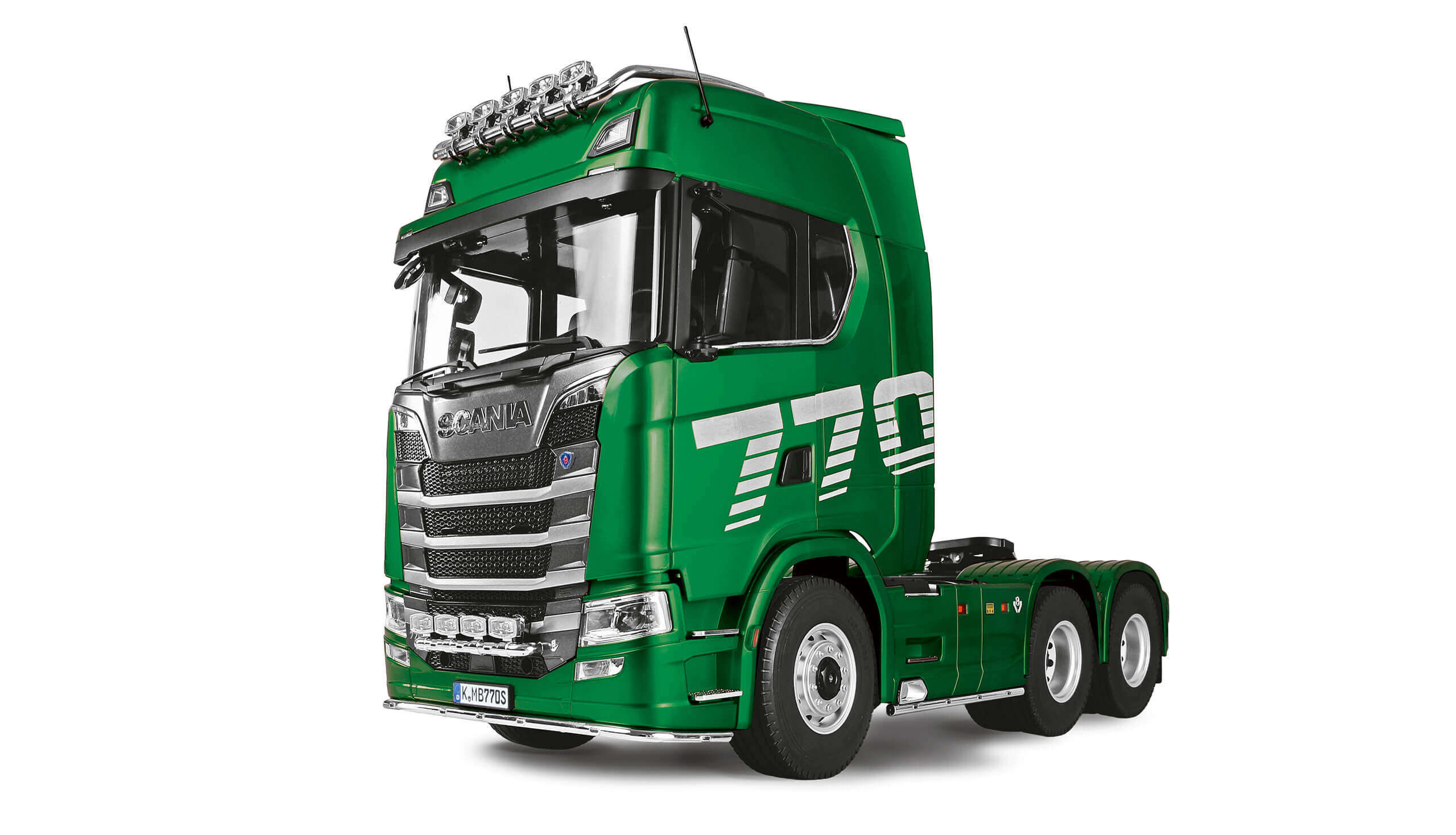 Scania 770S, RTR. Fertig montiert mit Karosserie, Licht